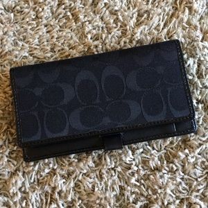 Black coach wallet